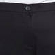 MARINA RINALDI BLACK COTTON SATEEN TROUSERS