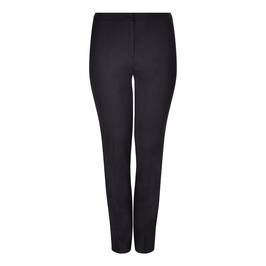 Marina Rinaldi GREY STRETCH WOOL STRAIGHT LEG TROUSERS - Plus Size Collection