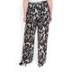 MARINA RINALDI PRINTED, PURE SILK PALAZZO TROUSER