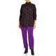 Marina Rinaldi Straight Leg Trouser Violet