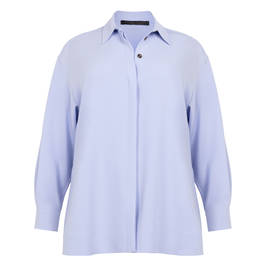 Marina Rinaldi Cady Shirt Sky Blue  - Plus Size Collection