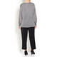 MARINA RINALDI SATIN TUNIC BLACK AND WHITE 