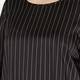 MARINA RINALDI BLACK PIN STRIPE TWILL TUNIC 