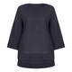 MARINA RINALDI LINEN TUNIC BLACK