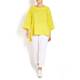 MARINA RINALDI LINEN TUNIC YELLOW