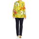 Marina Rinaldi Pure Silk Botanical Print Tunic Yellow 