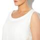 MARINA RINALDI ivory linen vest tunic TOP