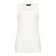 MARINA RINALDI ivory linen vest tunic TOP