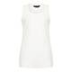 MARINA RINALDI ivory linen vest tunic TOP