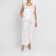 Marina Rinaldi Satin Front Vest Ivory 