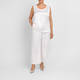 Marina Rinaldi Satin Front Vest Ivory 