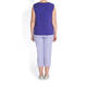 MARINA RINALDI SLEEVELESS COTTON JERSEY VEST