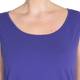 MARINA RINALDI SLEEVELESS COTTON JERSEY VEST