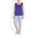 MARINA RINALDI SLEEVELESS COTTON JERSEY VEST