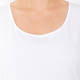 MARINA RINALDI ROUND NECK STRETCH JERSEY VEST WHITE