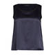 Marina Rinaldi Satin and Jersey Vest Navy