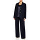 Marina Rinaldi Satin and Jersey Vest Navy