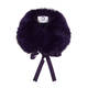 Marina Rinaldi Fox Fur Collar Violet