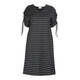 MARINA RINALDI VIRGIN WOOL BLACK CHECK DRESS