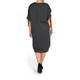 MARINA RINALDI VIRGIN WOOL BLACK CHECK DRESS