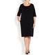 Marina Rinaldi Black Shift Dress