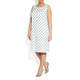 Marina Rinaldi jacquard DRESS with optional sleeves