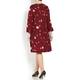 MARINA RINALDI FLORAL PRINT DRESS
