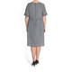 MARINA RINALDI GINGHAM SEERSUCKER DRESS
