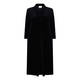 MARINA RINALDI VELVET JERSEY DRESS BLACK