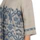 MARINA RINALDI LINEN EMBROIDERED JACKET