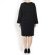 MARINA RINALDI LUREX KNIT DRESS BLACK