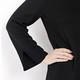 MARINA RINALDI LUREX KNIT DRESS BLACK