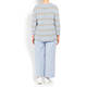 MARINA RINALDI KNITTED TUNIC PALE BLUE