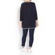 MARINA RINALDI KNITTED TUNIC BLACK