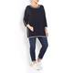 MARINA RINALDI KNITTED TUNIC BLACK