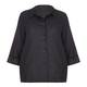 Marina Rinaldi black fringed hem LONG JACKET