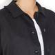 Marina Rinaldi black fringed hem LONG JACKET