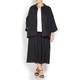 Marina Rinaldi black linen CULOTTES