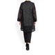 MARINA RINALDI LINEN VOILE LONGLINE JACKET BLACK