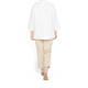 MARINA RINALDI HANDPAINTED LINEN SHIRT