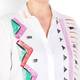 MARINA RINALDI HANDPAINTED LINEN SHIRT