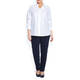 MARINA RINALDI white textured SHIRT