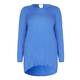 Marina Rinaldi blue wool a-line SWEATER