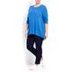 Marina Rinaldi blue wool a-line SWEATER