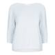 MARINA RINALDI PURE COTTON SWEATER WITH RAGLAN SLEEVES 