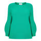 MARINA RINALDI WOOL AND CASHEMERE SWEATER GREEN