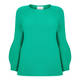 MARINA RINALDI WOOL AND CASHEMERE SWEATER GREEN