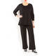 MARINA RINALDI LUREX TOP BLACK