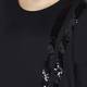 Marina Rinaldi black sequin embellished top