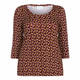 MARINA RINALDI JERSEY TOP MULBERRY